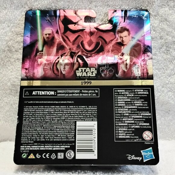 BNIP 2019 Star Wars Comm. Edition The Phantom Menace 1999 Darth Maul/Yoda!! - Picture 2 of 2
